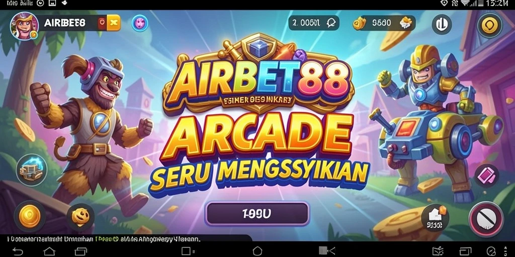 Tampilan cerah dan menarik dari gameplay AIRBET88 yang menantang.