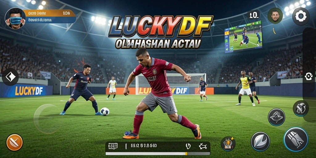 Tangkapan layar yang menampilkan gameplay seru dalam LUCKYDF.