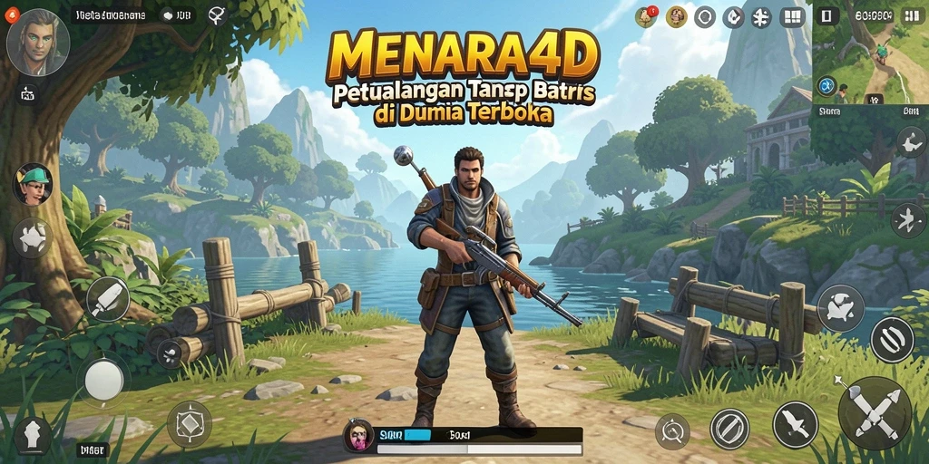 Gameplay menarik dalam dunia terbuka MENARA4D yang penuh petualangan.