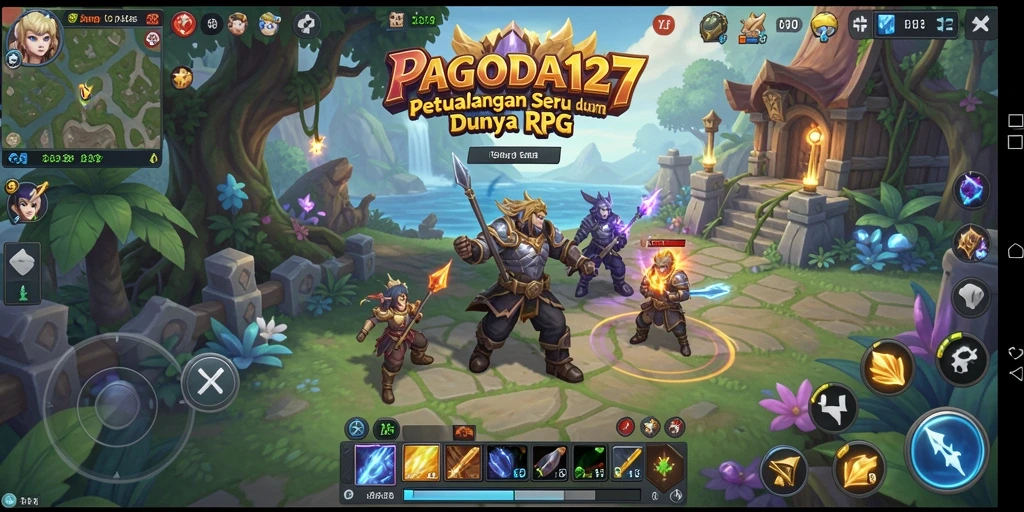 Tampilan gameplay RPG yang menarik dalam PAGODA127 dengan petualangan seru.